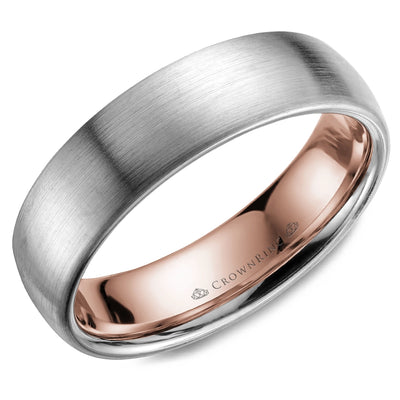 csv_image CrownRing Wedding Ring in Mixed Metals WB-039C6WR-M10