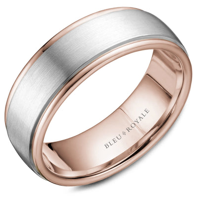 csv_image CrownRing Wedding Ring in Mixed Metals RYL-058WR75-M10