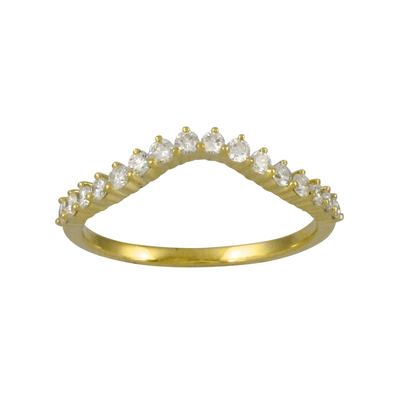 csv_image Little Bird Wedding Ring in Yellow Gold containing Diamond LBB514-Y