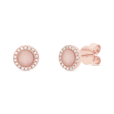 csv_image Earrings Earring in Rose Gold containing Opal, Multi-gemstone, Diamond 390300