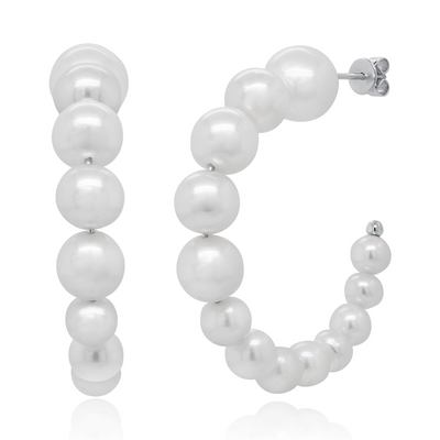 csv_image Earrings Earring in White Gold containing Pearl 390766