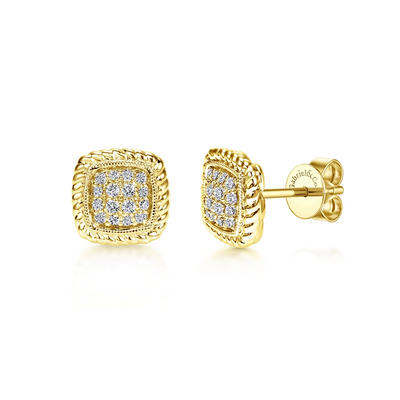 csv_image Gabriel & Co Earring in Yellow Gold containing Diamond EG11556Y45JJ
