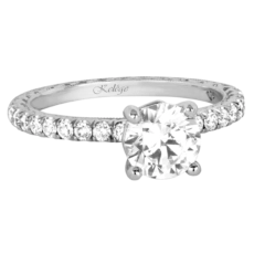 csv_image Jack Kelege Engagement Ring in White Gold containing Diamond KGR1184