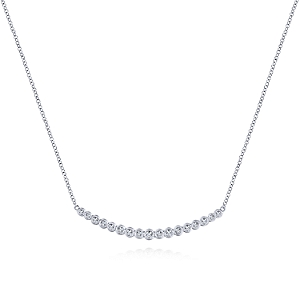 csv_image Gabriel & Co Necklace in White Gold containing Diamond NK5796W45JJ