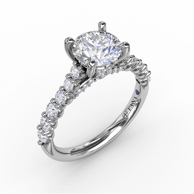 csv_image Fana Engagement Ring in White Gold containing Diamond S3216/WG