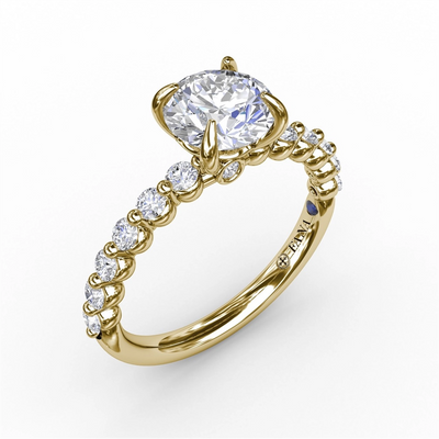 csv_image Fana Engagement Ring in Yellow Gold containing Diamond S3244/YG