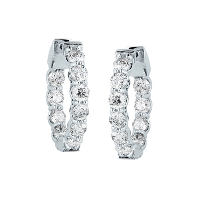 csv_image Earrings Earring in White Gold containing Diamond 400140