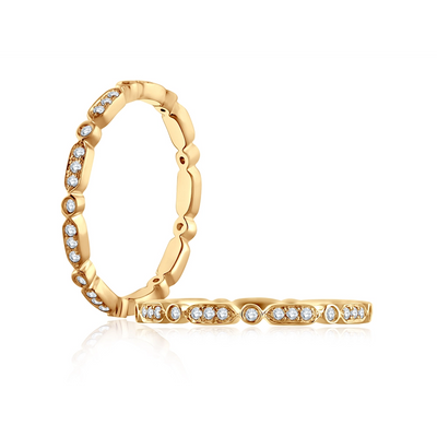 csv_image A. Jaffe Wedding Ring in Yellow Gold containing Diamond WR1046/19-14Y