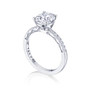 csv_image Tacori Engagement Ring in White Gold containing Diamond P104 2 OV 9X7 FW