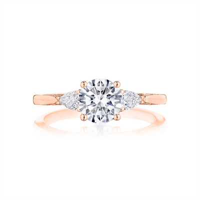 csv_image Tacori Engagement Ring in Rose Gold containing Diamond 2668 RD 6.5 PK