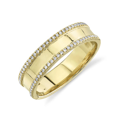 csv_image Wedding Bands Ring in Yellow Gold containing Diamond 403019