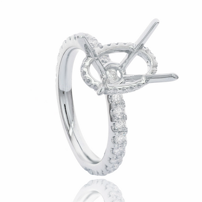 csv_image Engagement Collections Engagement Ring in White Gold containing Diamond 404749