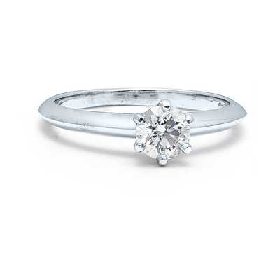 csv_image Tiffany & Co. Engagement Ring in Platinum/Palladium containing Diamond 21008044/G07220754