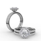 csv_image Fana Engagement Ring in White Gold containing Diamond S3191/WG