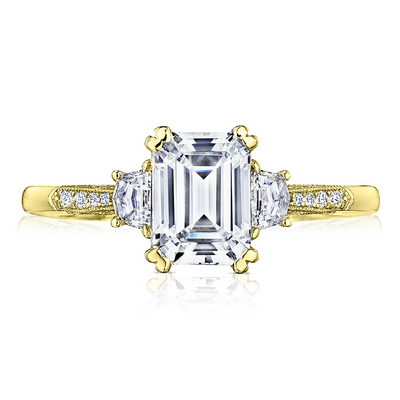 csv_image Tacori Engagement Ring in Yellow Gold containing Diamond 2659 EC 7.5X5.5 Y