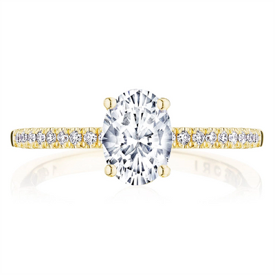 csv_image Tacori Engagement Ring in Yellow Gold containing Diamond P104 OV 8X6 FY