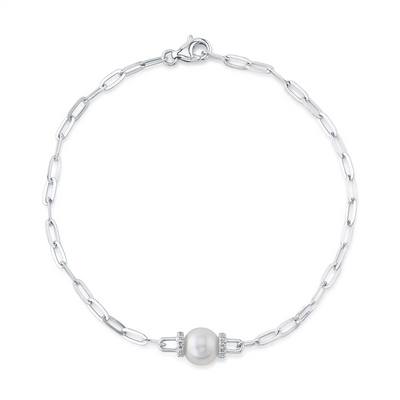 csv_image Bracelets Bracelet in White Gold containing Multi-gemstone, Diamond, Pearl 412040