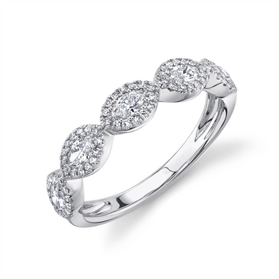 csv_image Wedding Bands Ring in White Gold containing Diamond 412085