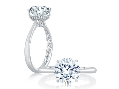 csv_image A. Jaffe Engagement Ring in White Gold containing Diamond ME2211Q/207-W
