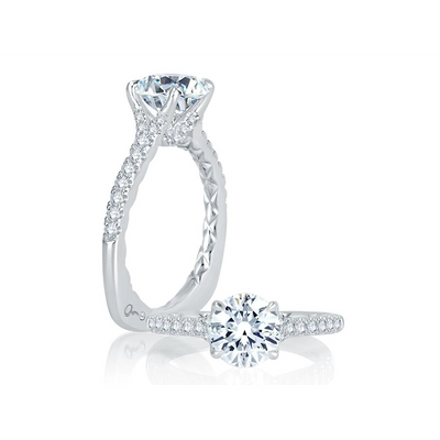 csv_image A. Jaffe Engagement Ring in White Gold containing Diamond MES742QB/180-W