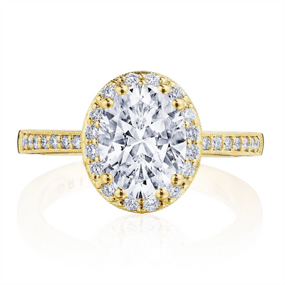 csv_image Tacori Engagement Ring in Yellow Gold containing Diamond P103 2 OV 9X7 FY
