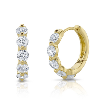 csv_image Earrings Earring in Yellow Gold containing Diamond 417471