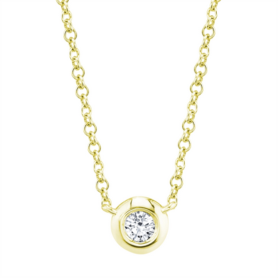 csv_image Necklaces Necklace in Yellow Gold containing Diamond 417511