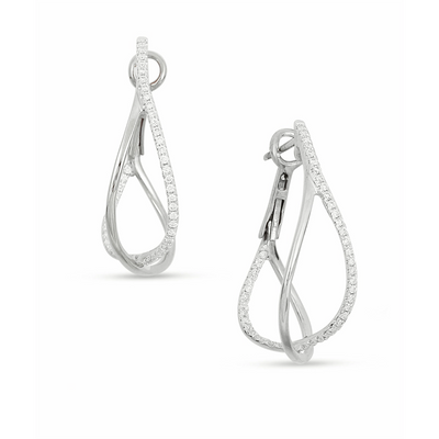 csv_image Frederic Sage Earring in White Gold containing Diamond E2403-4-W