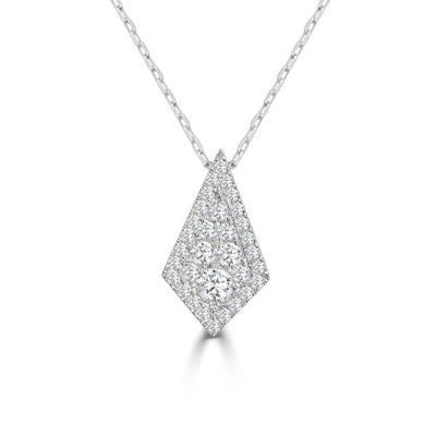 csv_image Frederic Sage Necklace in White Gold containing Diamond P3445-4-W