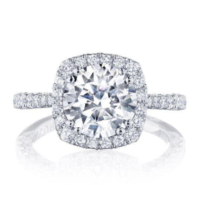 csv_image Tacori Engagement Ring in White Gold containing Diamond HT 2571 CU 7.5 W