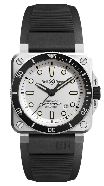 csv_image Bell and Ross watch in Alternative Metals BR0392-D-WH-ST/SRB