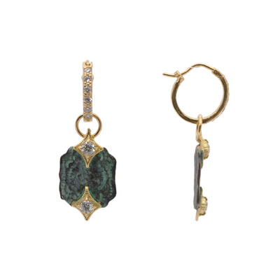 csv_image Armenta Earring in Yellow Gold containing Other, Multi-gemstone, Diamond 19391