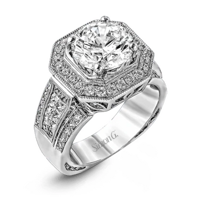 csv_image Simon G Engagement Ring in White Gold containing Diamond NR268