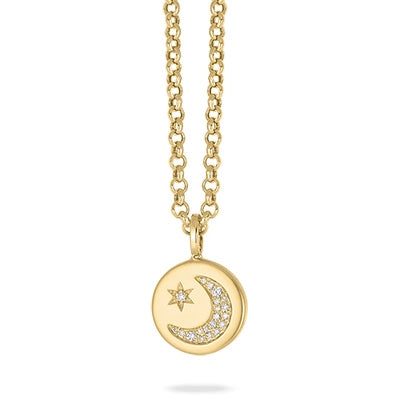 csv_image Doves Pendant in Yellow Gold containing Diamond P10071-1