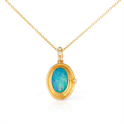csv_image Gurhan Necklace in Yellow Gold containing Opal, Multi-gemstone, Diamond OKN-YG-ETO-15498-18