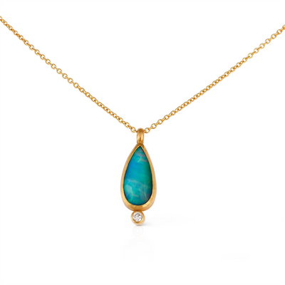 csv_image Gurhan Necklace in Yellow Gold containing Opal, Multi-gemstone, Diamond OKN-YG-ETO-15366-18