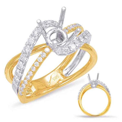 csv_image Engagement Collections Engagement Ring in Mixed Metals containing Diamond 423008