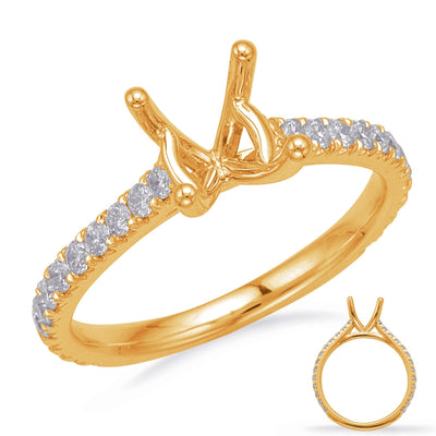 csv_image Engagement Collections Engagement Ring in Yellow Gold containing Diamond 423025