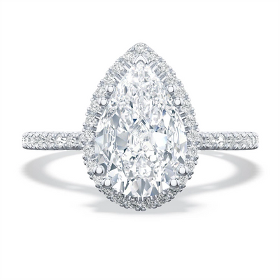 csv_image Tacori Engagement Ring in White Gold containing Diamond 2684 1.5 PS 10X7 W