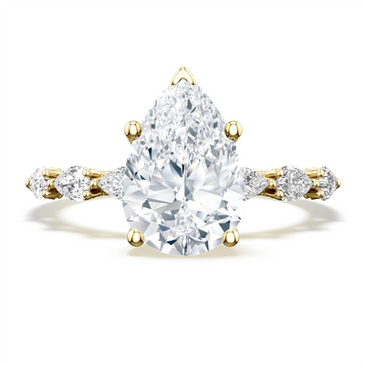 csv_image Tacori Engagement Ring in Yellow Gold containing Diamond 2687 PS 10X7 Y