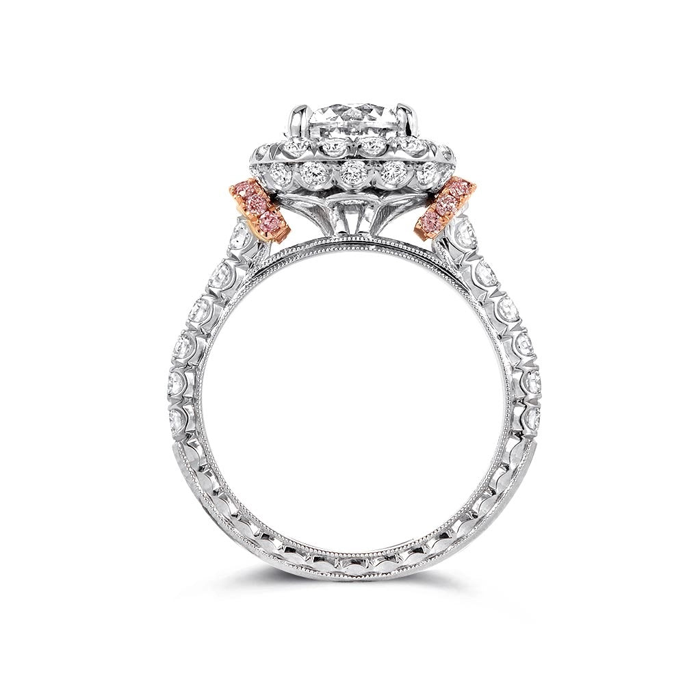 Moyer Collection Platinum/ 14K Rose Gold 1.01ctw Diamond Engagement Ri –  Moyer Fine Jewelers