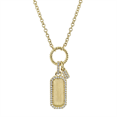 csv_image Necklaces Necklace in Yellow Gold containing Diamond 423764