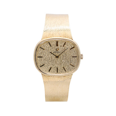 omega solid gold watch