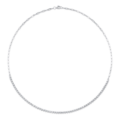 csv_image Necklaces Necklace in White Gold containing Diamond 427608