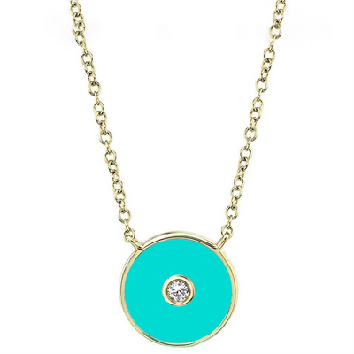 csv_image Necklaces Necklace in Yellow Gold containing Other, Multi-gemstone, Diamond 427641