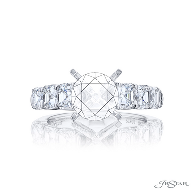 csv_image JB Star Engagement Ring in Platinum/Palladium containing Diamond 7002/001