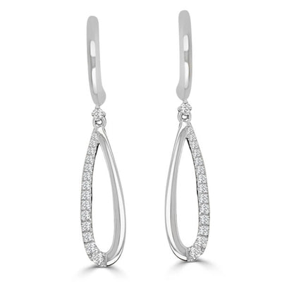 csv_image Frederic Sage Earring in White Gold containing Diamond E2861-4-W