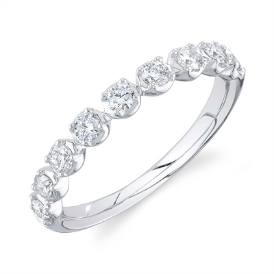 csv_image Wedding Bands Wedding Ring in White Gold containing Diamond 429357