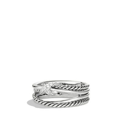 csv_image David Yurman Ring in Silver containing Diamond R07437DSSADI5