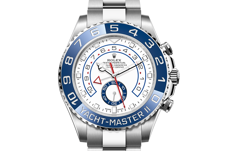 Rolex Yacht-Master II m116680-0002 Watch Font Facing